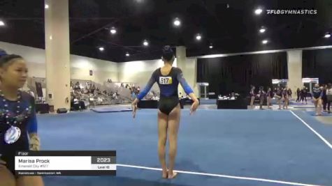 Marisa Prock - Floor, Emerald City #517 - 2021 USA Gymnastics Development Program National Championships