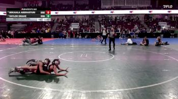 110 lbs Quarterfinal - Taylor Drake, Kuna vs Mikaiala Aberasturi, Homedale