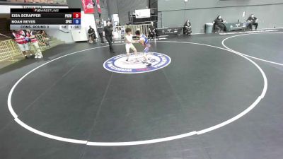106 lbs Cons. Round 3 - Eisa Scrapper, Poway High School Wrestling vs Noah Reyes, San Pedro High School Wrestling