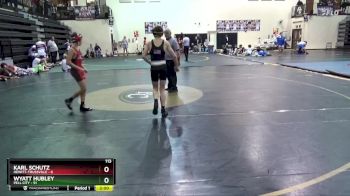 113 lbs Round 5 (10 Team) - Wyatt Hubley, Pell City vs Karl Schutz, Hewitt-Trussville