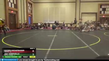 155 lbs Quarterfinals (8 Team) - Joey Monticello, Bitetto Trained vs Hayden Hochstrasser, Triumph