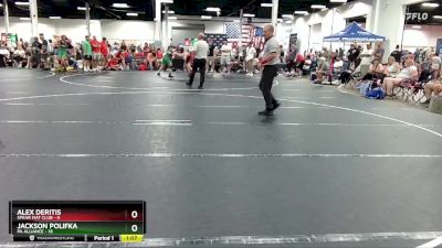 120 lbs Round 4 (6 Team) - Jackson Polifka, PA Alliance vs Alex Deritis, Spear Mat Club