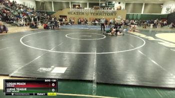 138 lbs Semifinal - Logan Peach, Shelton vs Lukas Teague, Port Angeles