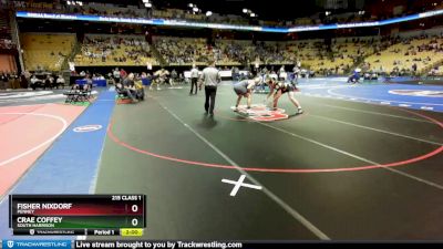 215 Class 1 lbs Quarterfinal - Fisher Nixdorf, Penney vs Crae Coffey, South Harrison