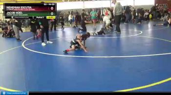 44 lbs Round 3 - Nehemiah Escutia, LV Bear Wrestling Club (Spring vs Jacob Noel, Virgin Valley Bulldogs