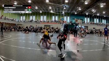 132 lbs Round 2 (6 Team) - Matheo Cisneros, Funky Monkey vs Davi Moret, Cowboy WC