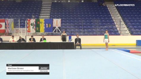 Matthew Brown - Floor, Titans Gymnastics & Trampoline Club - 2019 Elite Canada - MAG