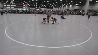 71 lbs Champ. Rd Of 32 - Landon Skog, Sarbacker Wrestling Academy vs Matthew Walling, The Best Wrestler