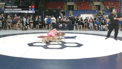 125 lbs Cons. Rd Of 32 - Paige Cowan, Ohio vs Ashlynn Cummings, Connecticut