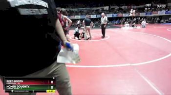 150 lbs Semis & Wb (16 Team) - Homer Doughty, Turner Ashby vs Reed Booth, Poquoson