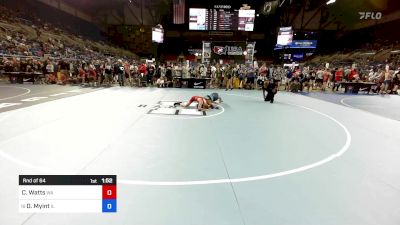 106 lbs Rnd Of 64 - Casey Watts, WA vs Daniel Myint, IL