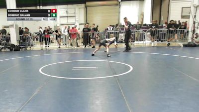 80 lbs Round Of 32 - Connor Clark, PA vs Dominic Galvan, CA