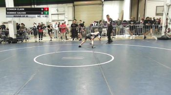 80 lbs Round Of 32 - Connor Clark, PA vs Dominic Galvan, CA