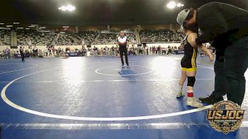52 lbs Semifinal - Mason Gregory, Harrah Little League Wrestling vs Hendrix Kane, Rough Riders