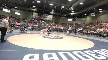 2A 106 lbs 5th Place Match - Cristopher Gutierrez, Beaver vs Hank Stephenson, Millard