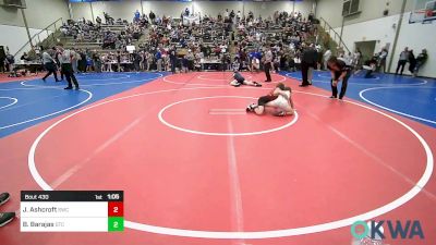 73 lbs Rr Rnd 4 - Johnny Ray Ashcroft, Salina Wrestling Club vs Brayden Barajas, Grove Takedown Club