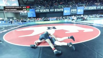 Boys 1A 150 lbs 3rd Place Match - Jacob Chromey, La Center vs Christopher Garza Jr, Wapato