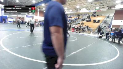 285 lbs Quarterfinal - Jeremy Efuetngu, Webb vs Luis Zamora, Warren