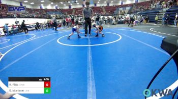 40 lbs Quarterfinal - Rhett Pitts, Cowboy Wrestling vs Grayson Mortimer, Lions Wrestling Academy