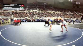 215-D4 1st Place Match - Aidan Ysaguirre, Santa Cruz Valley Union High School vs Brock Haws, Pima High School