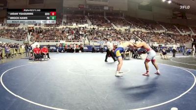 215-D4 1st Place Match - Aidan Ysaguirre, Santa Cruz Valley Union High School vs Brock Haws, Pima High School