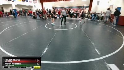 150 lbs Cons. Round 6 - Kason Kinstler, Cheyenne East vs Holden Yeates, Wind River