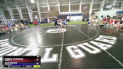 190 lbs Round 1 (6 Team) - Corbyn Schumack, Oregon vs Nate Beagle, Texas Red