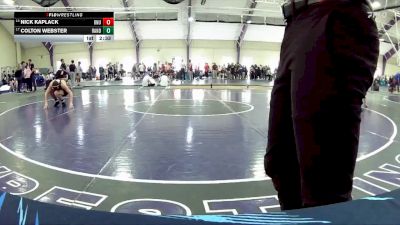 184 lbs Cons. Round 2 - Nick Kaplack, Ohio Northern Univerity vs Colton Webster, Randolph