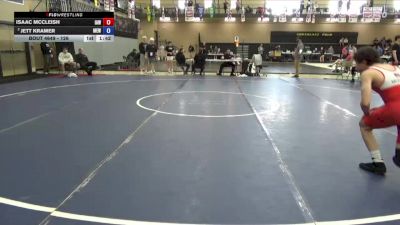 126 lbs Cons. Semis - Isaac McCleish, Immortal Athletics WC vs Jett Kramer, Moyer Elite Wrestling