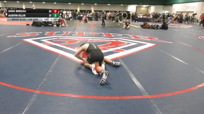 138 lbs Consi Of 64 #1 - Josh Brezac, NC vs Austin Ellis, UT