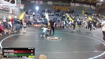 38/44 Cons. Semi - Fitz Mathis, Turner Takedown Club vs Riley Lewis, Foundation Wrestling