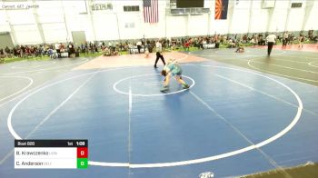 102 lbs Rr Rnd 2 - Ben Krawczenko, Lions WC vs Christopher Anderson, Delta WC