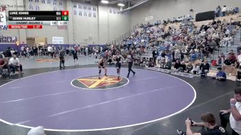 126 lbs Champ. Round 3 - Quinn Hurley, St. Vincent St. Mary vs Luke Johns, Montgomery Bell Aca.