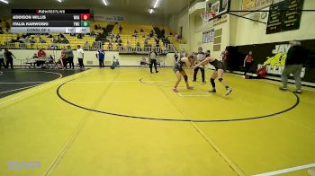 126 lbs Consi Of 4 - Addison Willis, Wagoner vs Italia Karwoski, Tahlequah Wrestling Club