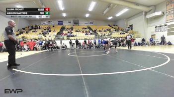 120 lbs Final - Launa Troutt, Mcloud HS Girls vs Ashlyn Masters, Pryor HS Girls