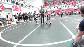 52 lbs Round Of 16 - Sterling Mahoney, El Reno Wrestling Club vs Michael Fabela, Chickasha Youth Wrestling