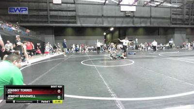 73 lbs Cons. Round 2 - Jeremy Braswell, Derby vs Johnny Torres, WTC