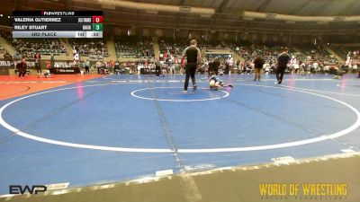 40 lbs 3rd Place - Valeria Gutierrez, Jflo Trained vs Riley Stuart, Daughters Of Zion