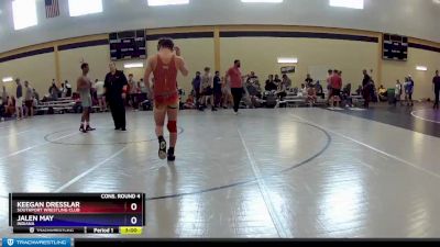 120 lbs Cons. Round 4 - Keegan Dresslar, Southport Wrestling Club vs Jalen May, Indiana