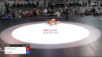 120 lbs Cons 64 #2 - Blaze Van Gundy, Ohio vs Noah Woods, Illinois