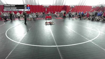 53 lbs 3rd Place Match - Connor Check, Lake Zurich Wrestling Club vs Graham Werner, Askren Wrestling Academy