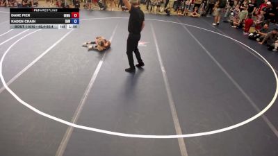 45.4-50.4 Champ. Round 1 - Dane Fier, Berge Elite Wrestling Academy vs Kaden Crain, Stillwater Area Wrestling