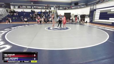 135 lbs Finals (2 Team) - Sage Machado, Sisters On The Mat vs Nia Hagler, Utah 1