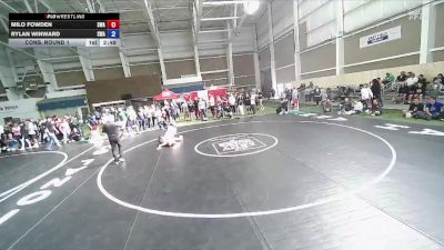 132 lbs Cons. Round 1 - Milo Fowden, Sanderson Wrestling Academy vs Rylan Winward, Sanderson Wrestling Academy