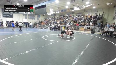 132 lbs Cons. Semi - Tyler Mason, La Mirada vs Isaiah Tamayo, Fountain Valley