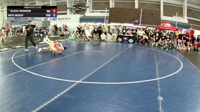 100 lbs Quarters - Olivia Munson, California vs Nevi Brady, Utah