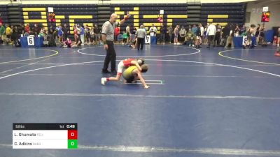 52 lbs Quarterfinal - Lucas Shumate, Felix Wrestling Acad. vs Crue Adkins, Saegertown