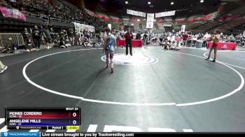 106 lbs Round 3 (16 Team) - Monee Cordero, KCWA vs Angelene Mills, SJWA