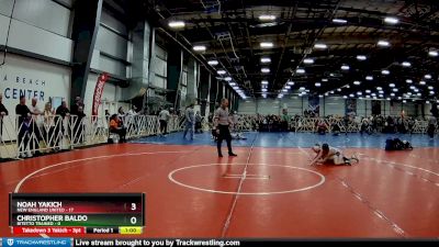 84 lbs Rd# 6- 9:00am Saturday Final Pool - Noah Yakich, New England United vs Christopher Baldo, Bitetto Trained