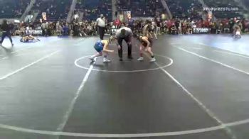 69 lbs Quarterfinal - Braven Fonseca, Okanogan vs Ryker Voss, Roseburg WC